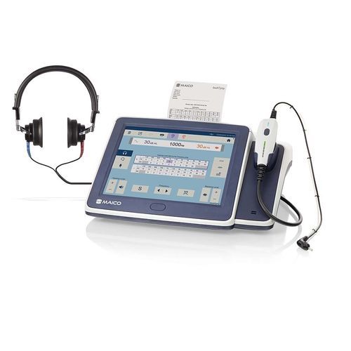 Tester del riflesso acustico - touchTymp MI 34 - MAICO Diagnostics - timpanometro diagnostico / audiometria infantile / audiometria per adulti