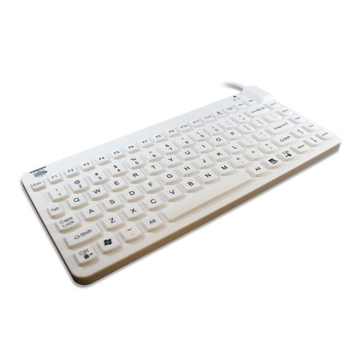 Tastiera medicale con tastierino numerico - Slim Cool  - Man & Machine Europe - in silicone / USB / impermeabile