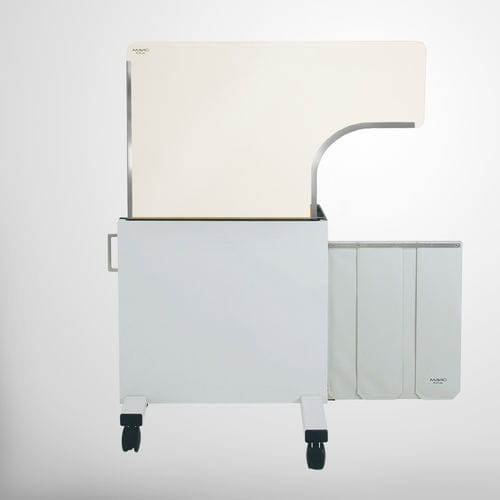 Pannello schermante di radioprotezione raggi X - WD304  - MAVIG  - mobile / con finestra / 0.50 mm