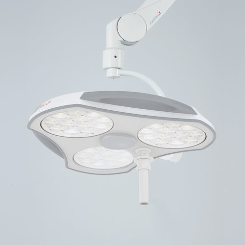 Lampada scialitica a soffitto - YLED-2F - MAVIG  - LED / per sala operatoria / con videocamera