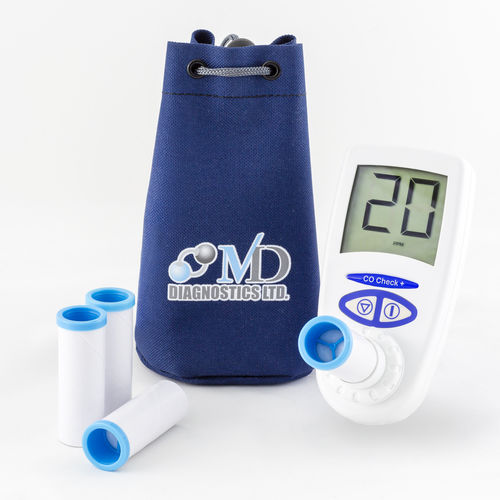 Analizzatore di monossido di carbonio espirato - CO Check + - MD Diagnostics Ltd - per smettere di fumare / elettronico / portatile