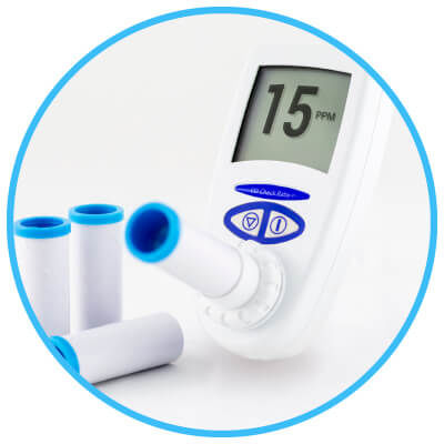 Analizzatore di monossido di carbonio espirato - CO Check Baby + - MD Diagnostics Ltd - per smettere di fumare / elettronico / portatile