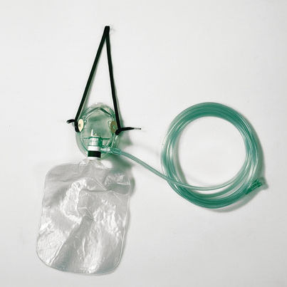 Maschera per ossigenoterapia pediatrica - 1045 - MEBER - regolabile / trasparente