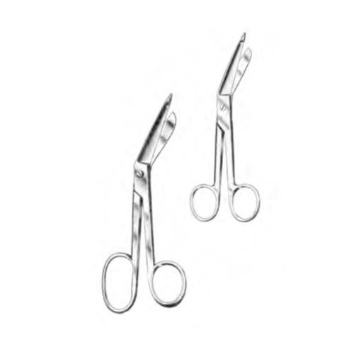 Forbici Da Bendaggio Lister Grado O.R. - Lame Angolate 5,5" Con Punte Smusse, Manico Oro, Per Uso Chirurgico