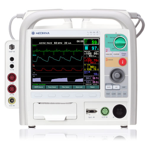 Defibrillatore esterno semiautomatico - D500 - Mediana  - con monitor multiparametrico