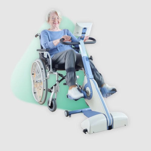 Pedalatore per esercizi braccia e gambe - tigo - THERA TRAINER - in posizione seduta