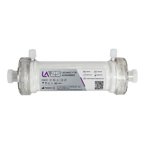 Cartuccia filtrante di sangue - LA25 - MEDICA - per emodialisi / per leucaferesi / in polisolfone