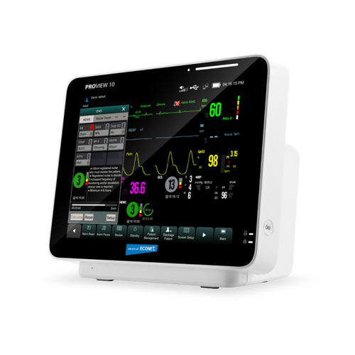 Monitor paziente da tavolo - PROview - Medical Econet  - ECG / RESP / PNI