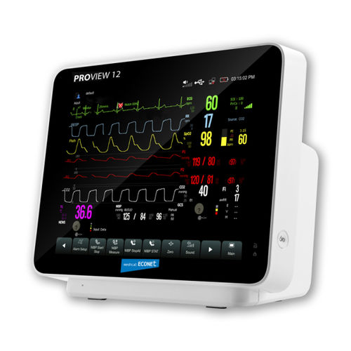 Monitor paziente da tavolo - PROview - Medical Econet  - ECG / RESP / etCO2