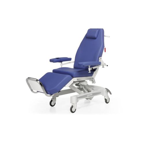 Poltrona elettrica per trattamenti clinici - Diamed Basic - Medical Iberica - 3 sezioni / con rotelle / ad altezza regolabile