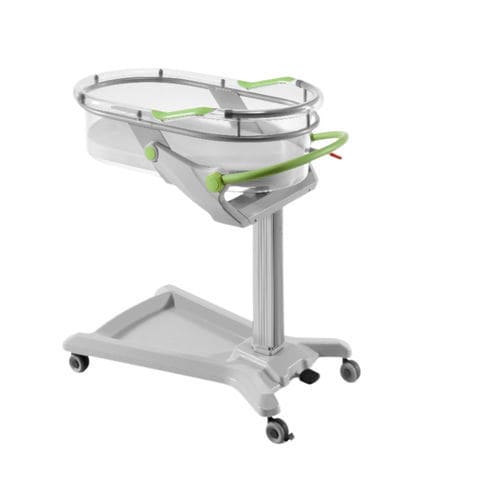 Culla pediatrica pediatrica - Neo 2 - Medical Iberica - con rotelle / trasparente