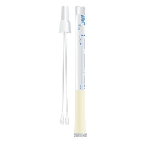 Tampone per microbiologia - MW169P - Medical Wire & Equipment Co  - per tampone faringeo / con terreno di trasporto / Amies