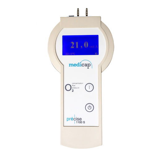 Analizzatore di ossigeno - PRÉCISE 1100 S  - medicap - portata / di pressione / per concentratore di ossigeno
