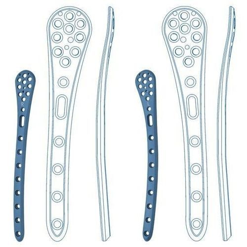 Placca di compressione distale - MEDIN - per tibia / femorale / prossimale