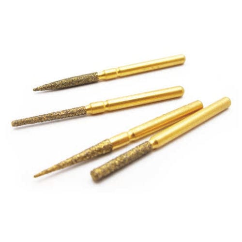 Fresa odontoiatrica - MEDIN - in diamante / in oro / in MDF
