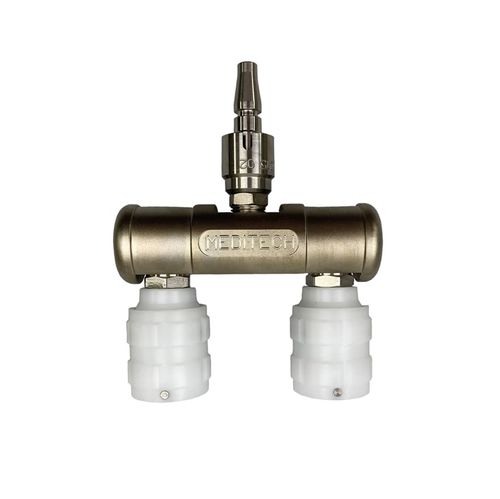 Adattatore tipo BS - Meditech - per gas medicali / dritto