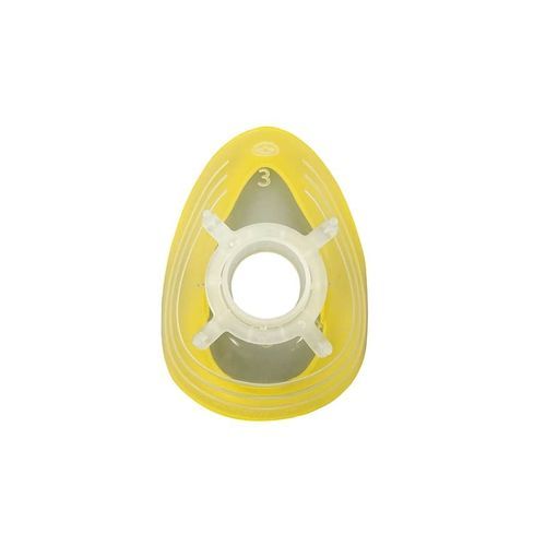 Maschera per rianimazione pediatrica - 673-0558-00 - Meditech - in polipropilene / monouso / trasparente