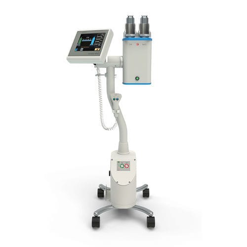 Iniettore di mezzo di contrasto per fluoroscopia - ACCUTRON® HP-D - MEDTRON - a doppia siringa