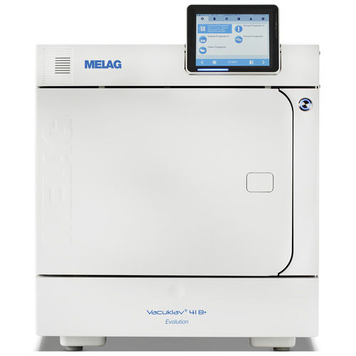 Autoclave medico - Vacuclave 41 B+ Evolution - MELAG - a vapore / da banco / a carico frontale