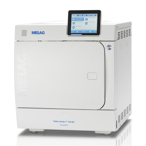 Autoclave medico - Vacuclave 43 B+ Evolution - MELAG - a vapore / da banco / a carico frontale