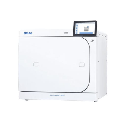 Autoclave medico - Vacuclave 550 - MELAG - a vapore / da banco / con vuoto frazionato