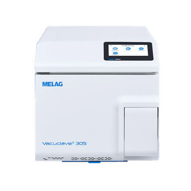 Autoclave medico - Vacuclave 305 - MELAG - a vapore / da banco / compatto