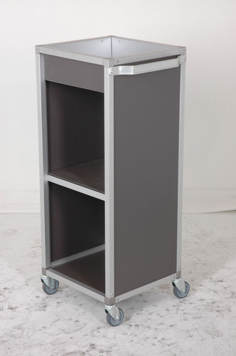 Carrello di isolamento - Mercura Industries - medico / per uso generale / in alluminio anodizzato