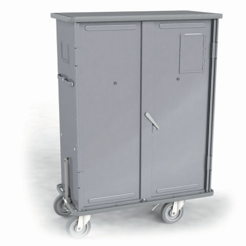 Armadio contenitore - Lazio - Mercura Industries - portabiancheria / per ospedale / con sportello battente