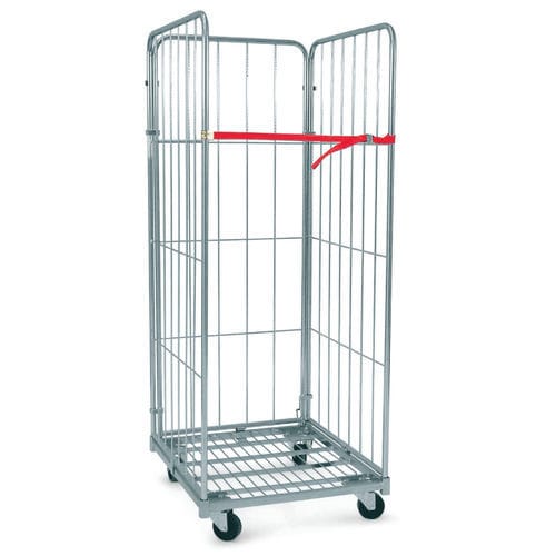 Carrello portabiancheria per sacchi puliti - Roll - Mercura Industries - ospedaliero / da trasporto / con ripiano