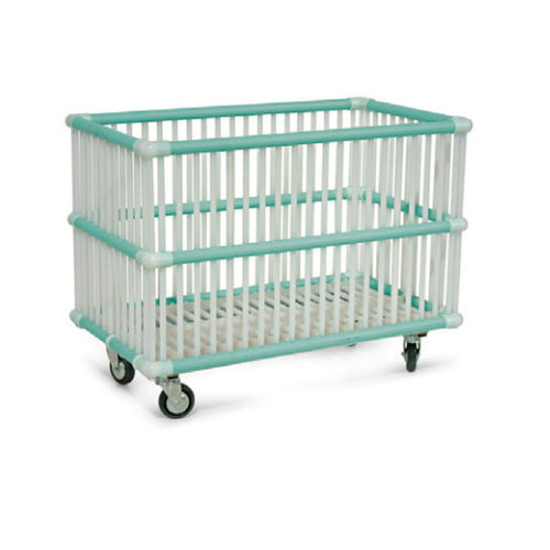 Carrello portabiancheria ospedaliero - Plast - Mercura Industries - da trasporto / per biancheria
