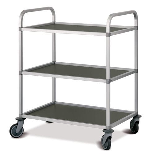 Carrello di servizio - DINASTAR - Mercura Industries - multifunzione / in alluminio / 2 ripiani