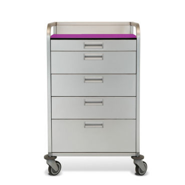 Carrello per trattamenti - Medicar M5 - Mercura Industries - in alluminio anodizzato / mobile