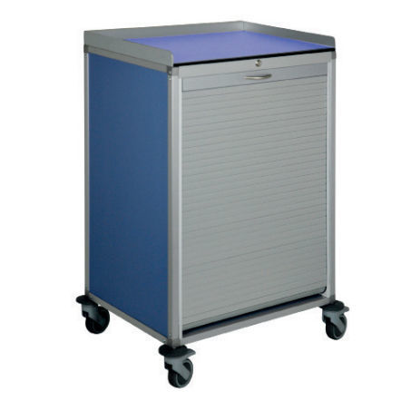 Carrello medico - Baccarat C - Mercura Industries - multifunzione / in alluminio anodizzato / con serrandina