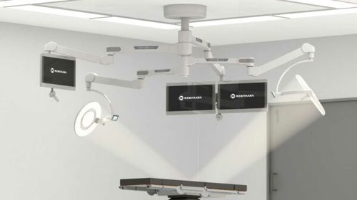 Braccio di supporto per sala operatoria - QUAD - Merivaara - a soffitto