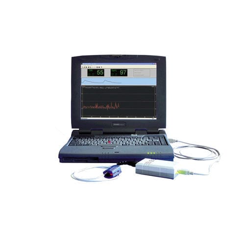 Pulsossimetro da dito - OXY-TEST 2000M - MES  - medico / USB / computerizzato