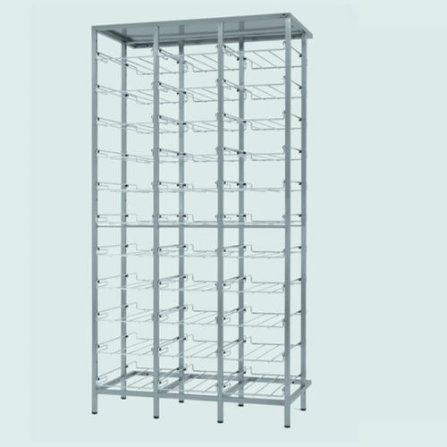 Scaffalatura modulare - 16015 series - Metallwarenfabrik Walter H. Becker  - per contenitori / con griglia / in acciaio inossidabile