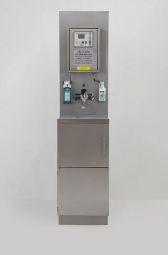 Stazione igienizzante con supporto per gel idroalcolico - Metallwarenfabrik Walter H. Becker 