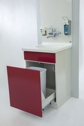Sistema di lavaggio delle mani a pavimento - aeroSTOP® - Metallwarenfabrik Walter H. Becker 