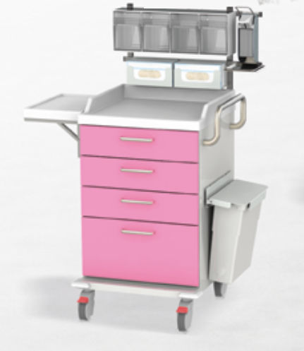 Carrello ospedaliero - LEO 3 - Metallwarenfabrik Walter H. Becker  - di emergenza / per strumenti / per apparecchio