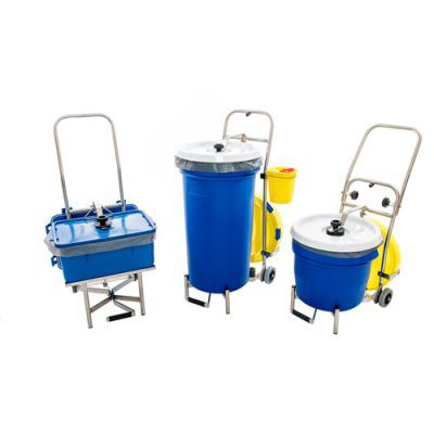 Carrello medico - MEDITRANS  - METEKA GmbH - di trasporto / portarifiuti