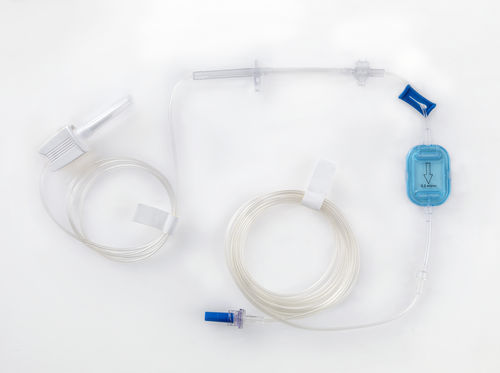 Set di infusione con filtro per la prevenzione della contaminazione da particelle - KE1.EE.192.9 - Micrel Medical Devices
