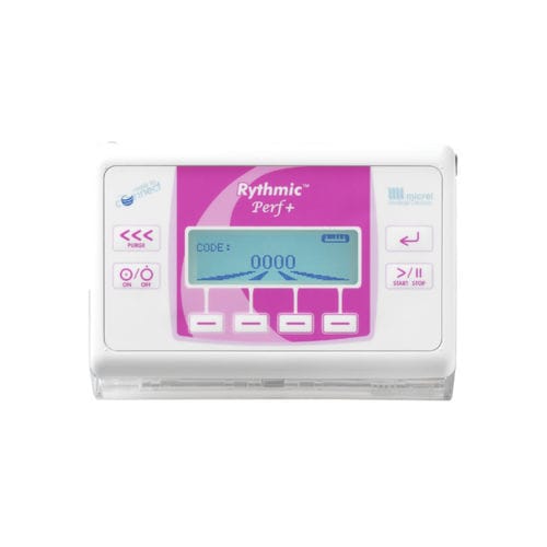 Pompa di perfusione per chemioterapia - Rythmic™ Perf + - Micrel Medical Devices - per adulti / pediatrica / con modalità linea di infusione