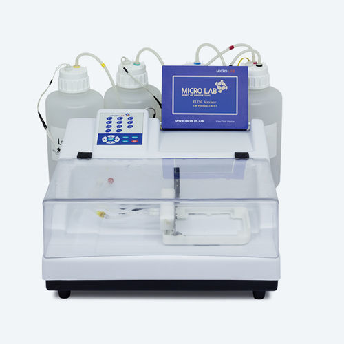 Lavatore per micropiastre automatico - WRX-806 PLUS® - Micro Lab Instruments - per test ELISA / a 96 pozzetti / programmabile