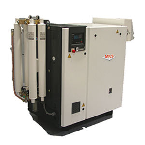 Sistema di compressione d'aria medico - HOSPITAIR HYPERBARE - MIL'S - a vite / modulare / lubrificato