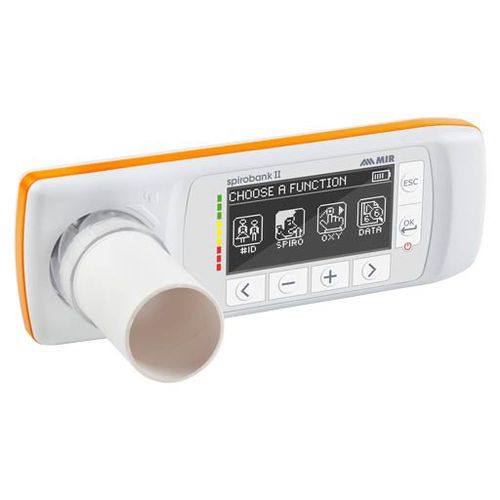 Spirometro elettronico - Spirobank II Smart - MIR - Medical International Research - portatile / Sp02 / con trasduttore turbina