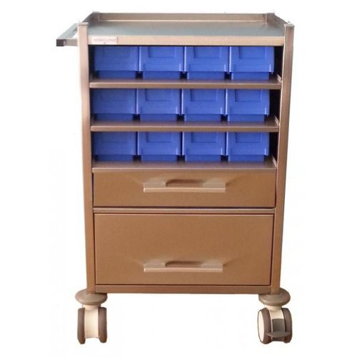 Carrello medico - M3212-A - Mobiclinic - per farmaci / di distribuzione di farmaci / in acciaio inossidabile