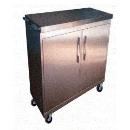 Carrello portabiancheria per sacchi puliti - M061-C - Mobiclinic - per sacchi sporchi / medico / con ripiano