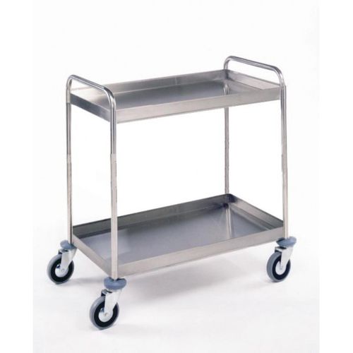 Carrello medico - M075B-2 - Mobiclinic - per strumenti / di trasporto / in acciaio inossidabile
