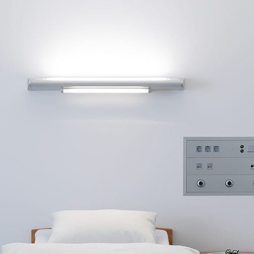 Lampada a parete per struttura sanitaria - belia - modul technik - per lungodegenza / per ospedale