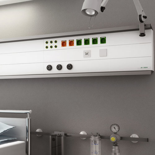 Trave testaletto a muro - IV 1054 - modul technik - orizzontale / verticale / per camera di degenza